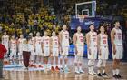 86-69，中國男籃勝謠，首勝已定，兩場賽事取消。