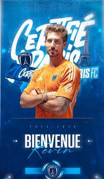重返法甲，特拉普加盟巴黎FC，簽約至28年。
